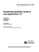 Tapa de Penetrating Radiation Systems and Applications VII