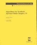 Tapa de Algorithms for Synthetic Aperture Radar Imagery VI