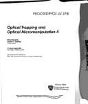 Tapa de Optical Trapping and Optical Micromanipulation II