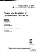 Tapa de Physics And Simulations Of Optoelectronic Devices 12