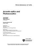 Tapa de Acousto-Optics and Photoacoustics