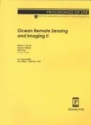 Tapa de Ocean Remote Sensing and Imaging II