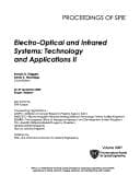 Tapa de Electro-Optical and Infrared Systems: Technology and Applications II