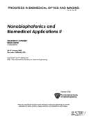 Tapa de Nanobiophotonics and Biomedical Applications II