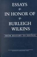 Tapa de Essays in Honor of Burleigh Wilkins