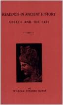 Tapa de Readings in Ancient History