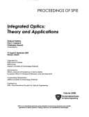 Tapa de Integrated Optics: Theory and Applications