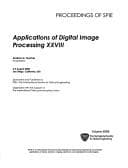 Tapa de Applications of Digital Image Processing XXVIII