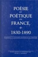 Tapa de Poésie et poétique en France, 1830-1890