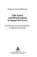 Tapa de Valie Export und Elfriede Jelinek im Spiegel der Presse