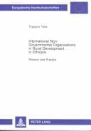 Tapa de International Non-Governmental Organisations in Rural Development in Ethiopia