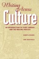 Tapa de Writing across culture