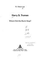 Tapa de Harry S. Truman