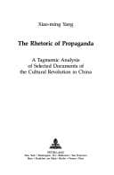 Tapa de The Rhetoric of Propaganda