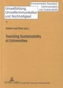 Tapa de Teaching sustainability at universities
