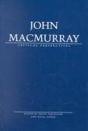 Tapa de John Macmurray