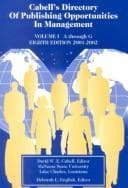 Tapa de Cabell's directory of publishing opportunities in management