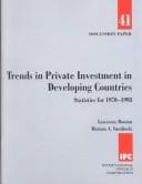 Tapa de Trends in private investment in developing countries