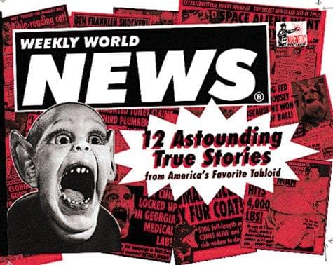 Tapa de WEEKLY WORLD NEWS