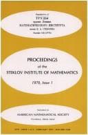 Tapa de Theory & Applications of Differentiable Functions of Several Variables, 6 (Proceedings of the Steklov Institute of Mathematics; 140 (19)