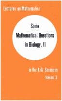 Tapa de Some Mathematical Questions in Biology No. 2