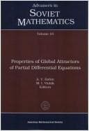Tapa de Properties of Global Attractors of Partial Differential Equations (Advances in Soviet Mathematics, Vol 10)