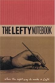 Tapa de LEFTY Notebook -Where the Right Way to Write is Left