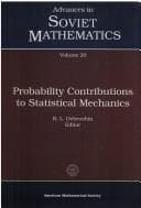 Tapa de Probability Contributions to Statistical Mechanics (Advances in Soviet Mathematics, Vol 20)