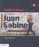 Tapa de Cultures of Democracy (Public Culture, Society for Transnational Cultural Studies)