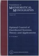 Tapa de Optimal Control of Distributed Systems