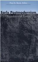 Tapa de Early Postmodernism