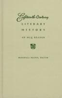 Tapa de Eighteenth-century literary history