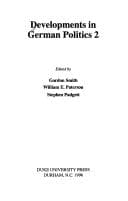 Tapa de Developments in German Politics