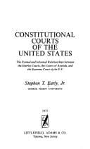 Tapa de Constitutional Courts of the United States