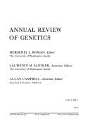 Tapa de Annual Review of Genetics