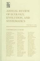 Tapa de Annual Review of Ecology, Evolution, & Systematics, Vol. 35 with Online Access
