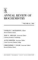 Tapa de Annual Review of Biochemistry