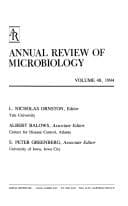 Tapa de Annual review of microbiology