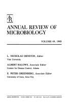 Tapa de Annual review of microbiology