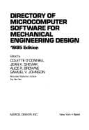 Tapa de Directory of Microcomputer Software for Mechanical Engineering Design