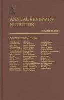 Tapa de Annual Review of Nutrition, Vol. 25 with Online Access
