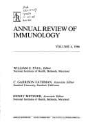 Tapa de Annual Review of Immunology/1986