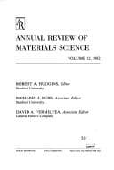 Tapa de Annual Review of Materials Science