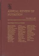 Tapa de Annual Review of Nutrition
