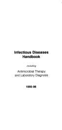 Tapa de Infectious Diseases Handbook 1995-1996 (Clinical Reference Library))