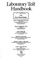 Tapa de Laboratory Test Handbook With Key Word Index