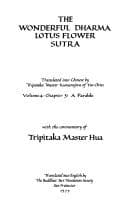 Tapa de Wonderful Dharma Lotus Flower Sutra