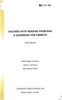 Tapa de Student's reading test book