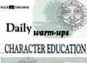 Tapa de Daily Warm-Ups; character Education Level 1