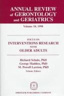 Tapa de Annual Review Of Gerontology And Geriatrics Volume 18, 1998